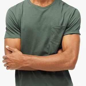 Washed jersey pocket tee